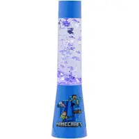 Paladone Minecraft Flow-lampe / Minecraft glitterlampe med undervannstema