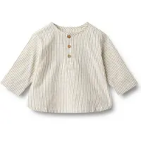 Wheat Skjorte Bjørk Dark Blue Stripe Baby (86 / 1,5 år)