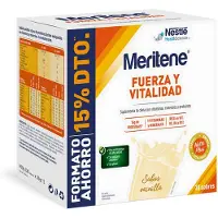 MERITENE Fuerza Y Vitalidad Melkeblanding Vanilje 30g 30 Enheter