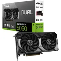 Asus Dual GeForce RTX 5060 8GB - OC Edition - grafikkort - GeForce RTX 5060 - 8 GB GDDR7 - PCI Express 5.0 - 3 x DisplayPort, HDMI