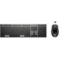 HP 725 Multi-Device Rechargeable Nordic - Tastatur & Mussett - Nordisk - Grå