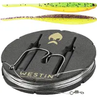 Westin Fishing Dropshot Rig Kit Shadteez Pintail 1 Mykt Agn 14g 150 Cm 0.300 Mm 2 Enheter