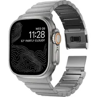 Nomad Titanium Band, Band, Smartklokke, Naturlig, Apple, Ultra / 46mm, Titan