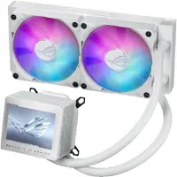 Asus ROG RYUJIN III 240 ARGB - White Edition - væskekjølesystem for prosessor - Radiatorstørrelse: 240 mm - (for: LGA1700, LGA1200, LGA115x Socket, AM4, AM5) - kobber - 120 mm