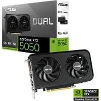 Asus GeForce RTX 5050 DUAL OC - 8GB GDDR6 RAM - Grafikkort