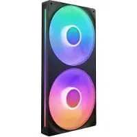 NZXT F Series F280 RGB Core - Enkeltramme vifte enhet - 140 mm - matt hvit