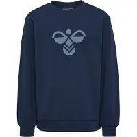 Hummel Collegegenser - HmlJR - Dress Blue/Flint Stone - - 11-12 år (146-152) - Collegegenser