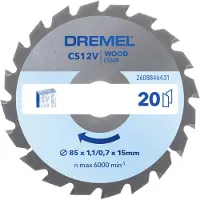 Dremel St Wo Sirkelsagblad For Tre 85x15 Mm