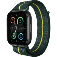 Motorola Moto Watch Fit - Aluminum - smartklokke med bånd - stoff - display 1.9" - Bluetooth - 25 g - vandringsgrønn