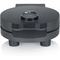 Severin WA 2116, 1 vafler, Hjerte (form), Svart, Plast, Rustfritt stål, 0,665 m, Oppvarming, Klar