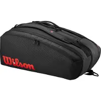 Wilson Clash v3 Super Tour racketbag 15-pakke, svart