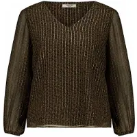 Deeluxe Ellina Langermet Bluse