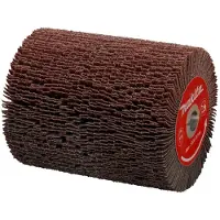 Makita - Wheel brush - for tre, plast, stål, maling - 100 mm - sylindrisk - grovkorn: K40 - 120 mm - for 9741