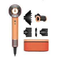 Dyson Supersonic Nural hårføner – Straight+Wavy (Ceramic apricot/Topaz)