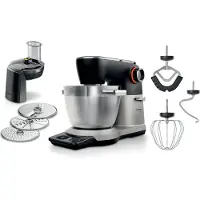 Bosch Serie 8 MUMS8ZS13, 6 l, Svart, Sølv, Rotasjon, Berøringskontroll, 1,2 m, 1,7 kg, Rustfritt stål