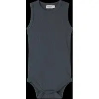 MarMar Body u/e - Rib - Ermeløs - Noos - Blå - - 56 - Body uten ermer
