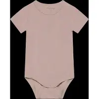 Minymo Body k/e - Viskose - Enkelt og greit Taupe - - 56 - Kortermet body