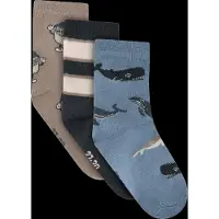 Minymo Sokker - 3-pack - Polaris Star - - 23/26 - Sokker