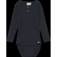 Minymo Body I/e - Rib - Dark Navy - - 50 - Langermet Body