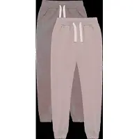 Minymo Joggebukser - 2-pack - Elderberry - - 5 år (110) - Joggebukse