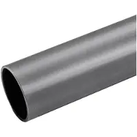 Fiap 2498, Avløpsrør, Polyvinylklorid (PVC), Grå, 1 m, 9 cm, 2,7 mm