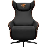 Cougar CGR-MGS-ORB, Gamingsofa, 150 kg, Polstret sete, Polstret ryggstøtte, Svart, Svart