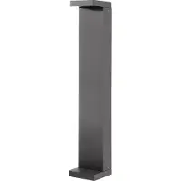 Deko-light LED-sokkellampe Lerna, høyde 60 cm, aluminium, mørkegrå, CCT