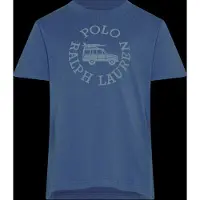 Ralph Lauren for boy. 322B13601001 Blue cotton knitted T-shirt (1.5años= 88/93), Casual, Short sleeve, children's fashion