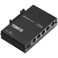 Teltonika TSW010 nettverkssvitsj 5 x 10/100 Mbps, DIN-skinne, passiv PoE