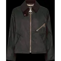 Barbour for woman. LWX1482 Arlene Wax green waxed cotton jacket (M), Casual