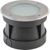 EVN Erizo LED-gulvlampe for innfelt montering Ø 18 cm 12W