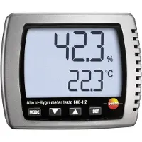 Testo 608-H2, Digitalt, Rektangulær, 6F22, 9 V, -10 - 70 °C, -40 - 70 °C