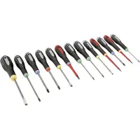Bahco Sett Med 13 Phillips Pozidriv Og Torx Ergo-skrutrekkere Med Gummigrep