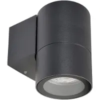 Deko-light Utendørs vegglampe Achernar, 1 lyskilde, nedadrettet, svartgrå