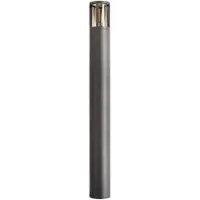 Deko-light Facado II veilampe, høyde 100 cm, grå/røyk, Ø 11 cm IP65