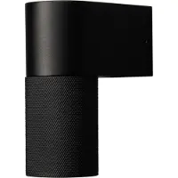 Konstsmide Temi utendørs vegglampe, svart, bredde 11 cm, aluminium