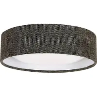 Beacon Lighting Beacon taklampe Uno, mørkegrå, tekstil, Ø 25 cm, GX53
