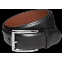 Ralph Lauren for man. 405913730002 Black leather dress belt (42 cm), Casual, Classic