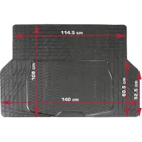 Dino bagasjeromsmatte passer til (bilmodell) Universal (L x B) 108 x 140 cm sort