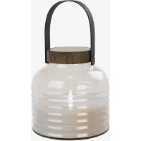 Sirius Aston Solar Krukke - Sort/Brun - H 20 cm