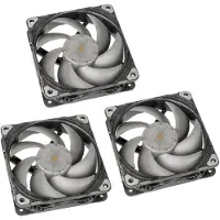 Phanteks T30-120 - 3 pack - Kabinettvifte - 120mm - Grå - 40 dBA