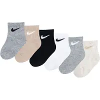 Nike Sokker - 6-pack - Grå/Svart/Hvit/Sand - - 16/17 - Sokker
