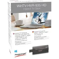 Hauppauge WinTV HVR-935C - Digital / analog TV-kanalvelger / radiokanalvelger / videofangstadapter - DVB-C, DVB-T2 - HDTV - USB 2.0 - PAL