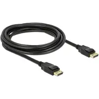 DeLOCK 3 m, 4K, DisplayPort 1.2-kabel DisplayPort hann til DisplayPort hann