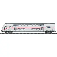 Märklin IC2 Type DBpbzfa 668.2 Bi-Level Cab Control Car, 2nd Class, HO (1:87), 15 år, Lysegrå, 1 stykker