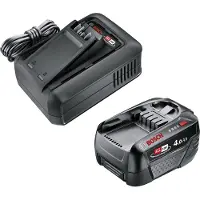 Gardena 14915-20, Batteri- og ladersett, Lithium-Ion (Li-Ion), 4 Ah, 18 V, , Svart