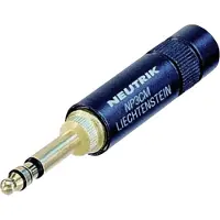 Neutrik NP3CM-B,STEREO Jack-plugg 5,23 mm Jack, rett Pin-antall: 3 Stereo Svart 1 stk