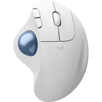 Logitech Ergo M575S - Off-White - Ergonomisk mus - Optisk - 5 knapper - Hvit
