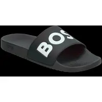 BOSS for man. 50536835 Flip-flops Aryeh black (45), Flat, None, Beachwear