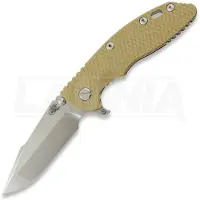Hinderer XM-18 3.5 Skinny Harpoon Spanto foldekniv, Magnacut, Stonewash, coyote